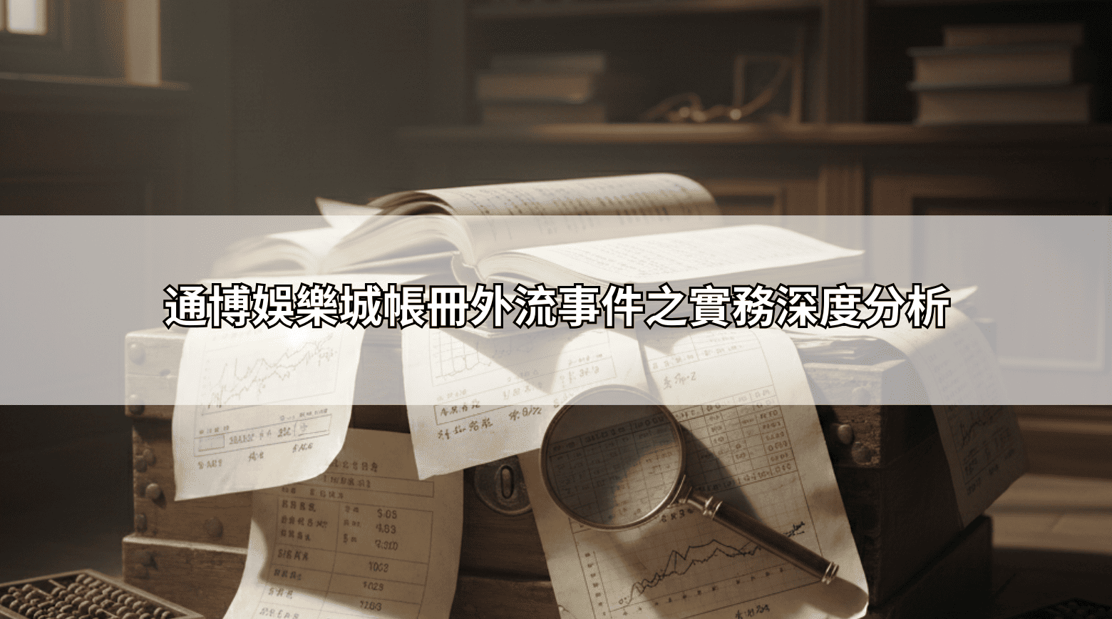 通博娛樂城帳冊外流事件之實務深度分析